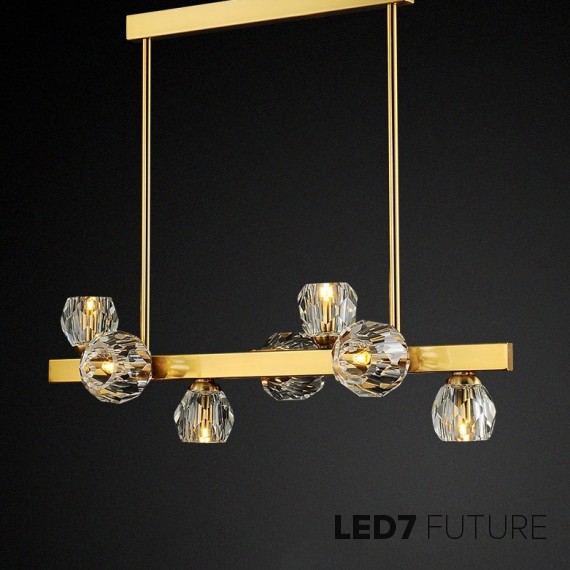 Loft Industry Modern - Stick Diamonds Chandelier